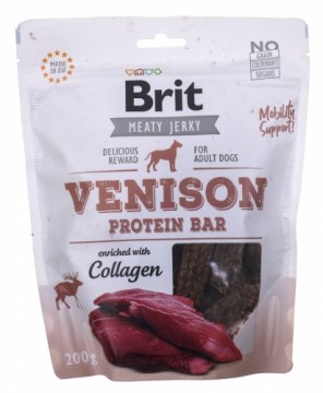 BRIT Meaty Jerky Venison Protein - dog treat - 200 g