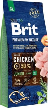 BRIT Premium by Nature Junior XL Chicken - dry dog food - 15 kg