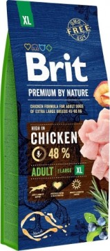 BRIT Premium by Nature Adult XL Chicken - dry dog food - 15 kg