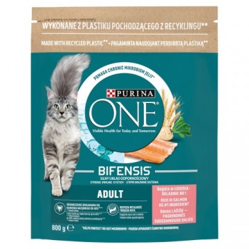 Purina Nestle PURINA One Bifensis Adult Salmon - dry cat food - 800 g