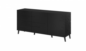 Cama Meble Nova chest of drawers 155x40x72 Black Mat