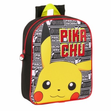 Pokemon Bērnu soma Pokémon Dzeltens Melns 22 x 27 x 10 cm