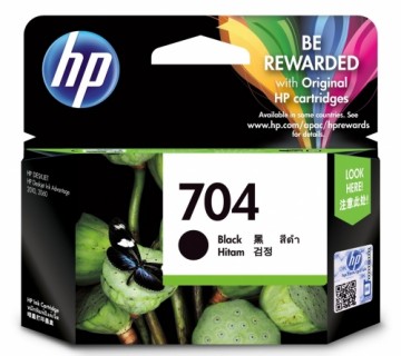 Hewlett-packard HP 704 Original Black 1 pc(s)