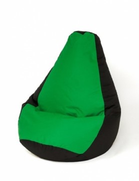 Go Gift Sako bag pouffe Pear black and green XL 130 x 90 cm