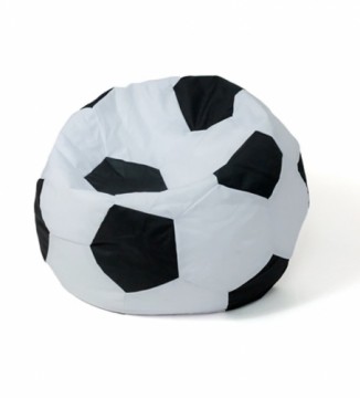 Go Gift Sako bag pouffe ball white-black XL 120 cm