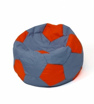 Go Gift Soccer Sako bag pouffe grey-red XXL 140 cm
