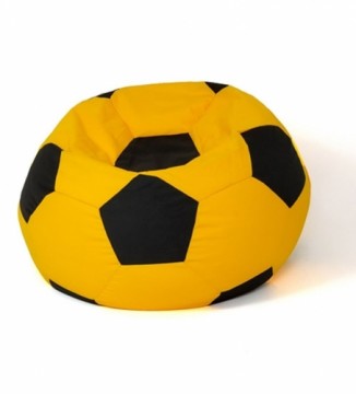 Go Gift Soccer Sako bag pouffe yellow-black L 80 cm