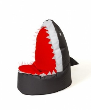 Go Gift Sako bag pouf Shark black XXL 100 x 60 cm