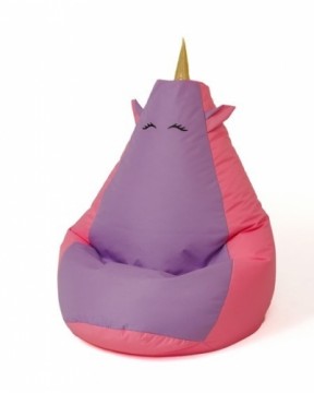 Go Gift Sako bag pouf Unicorn pink-purple L 105 x 80 cm