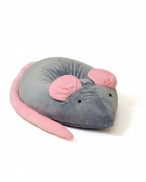 Go Gift Sako bag pouffe Mouse grey-pink L 110 x 80 cm