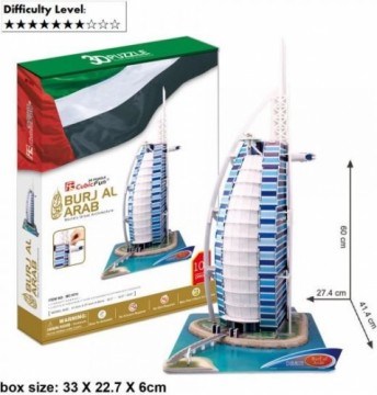 Dante 3D Puzzle Big Burjal Arab Set - (306-20101)