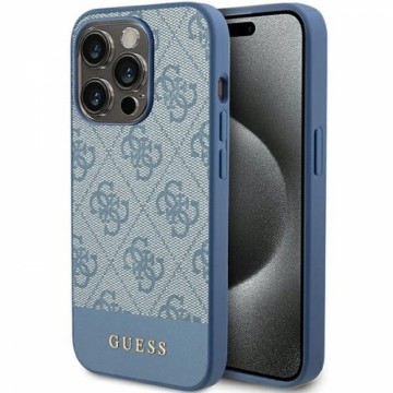 Guess GUHCP15XG4GLBL iPhone 15 Pro Max 6.7" niebieski|blue hardcase 4G Stripe Collection