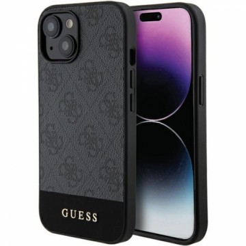 Guess GUHCP15SG4GLGR iPhone 15 | 14 | 13 6.1" szary|grey hardcase 4G Stripe Collection