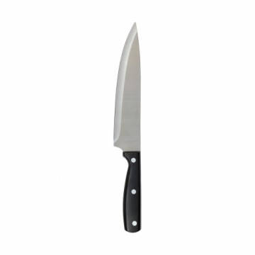 Bigbuy Chef Кухонный нож Чёрный Нержавеющая сталь ABS (20 cm)