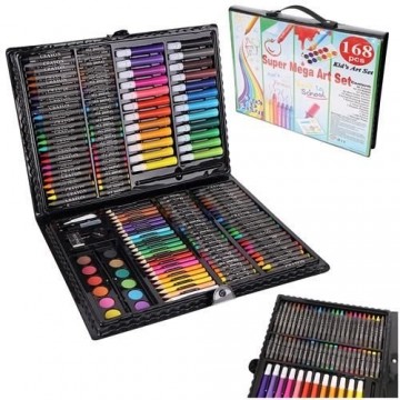 Maaleo Painting set in a suitcase 168 pcs black (13948-0)