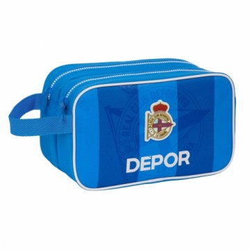R. C. Deportivo De La CoruÑa Школьный несессер R. C. Deportivo de La Coruña Синий Спортивный 26 x 15 x 12.5 cm