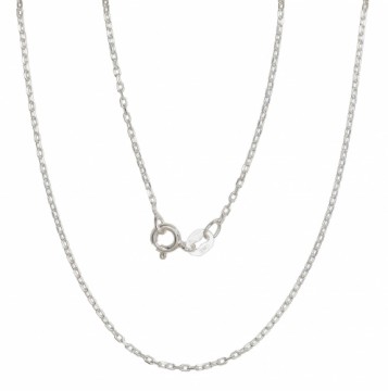 Серебряная цепочка Якорное 1 мм, алмазная обработка граней #2400084, Серебро 925°, длина: 42 см, 1.7 гр.