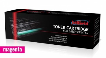 Toner cartridge JetWorld compatible with universal HP CB543A, CE323A, CF213A, Canon CRG731M (6270B002), CRG716M (1978B002) PATENT-SAFE 1.8K Magenta