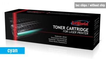 Toner cartridge JetWorld compatible with HP 415A W2031A LaserJet Color Pro M454, M479 2.1K Cyan  (toner cartridge without a chip - relocate it from an OEM cartridge (A or X series) - please read the instructions)