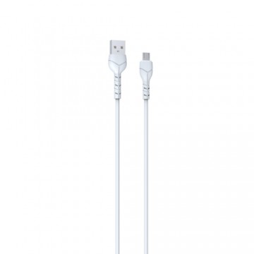 Devia Kintone cable USB - microUSB 1,0 m 2,1A white set 30 pcs V2