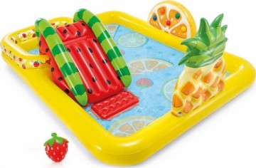 Intex paddling pool Fun 'n Fruity Play Center  244x191cm  swimming pool (yellow  with water slide)