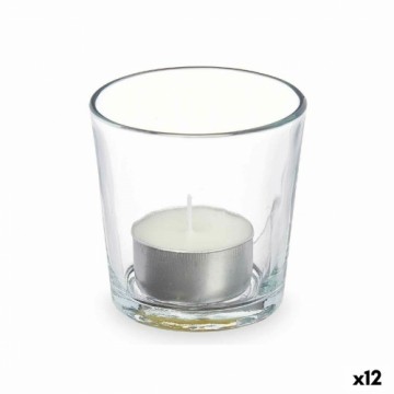 Acorde Aromātiska svece 7 x 7 x 7 cm (12 gb.) Stikls Kokvilna