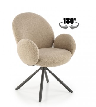 Halmar K498 chair, cappuccino