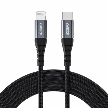 USB-C - Lightning Choetech IP0042 MFi cable 480Mb|s 3A 3m - black