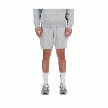 Спортивные мужские шорты New Balance ESSENTIALS FRENCH TERY SHORT 7 MS41520  Серый