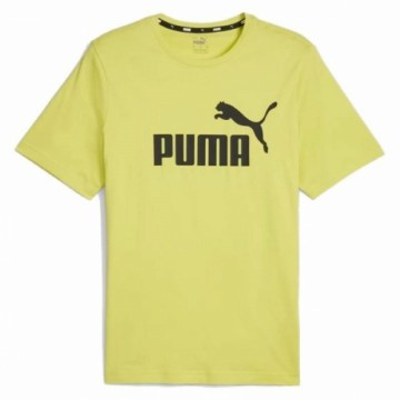 Vīriešu Krekls ar Īsām Piedurknēm Puma ESS LOGO TEE 586667 66 Zaļš