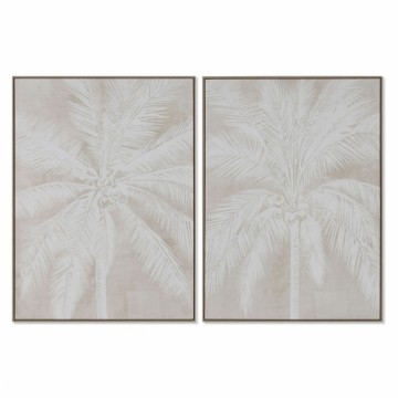 Картина Home ESPRIT Пальмы Колониальный 90 x 4 x 120 cm (2 штук)