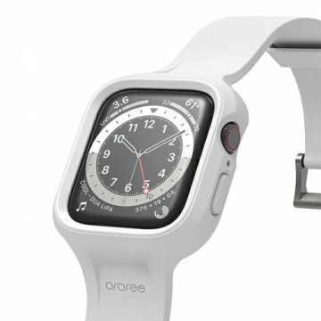 Araree etui z paskiem Duple Pro Apple Watch 44|45mm biały|white AR70-01866B