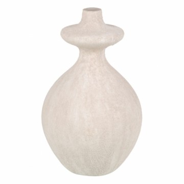 Bigbuy Home Vāze Krēmkrāsa Keramika Smiltis 21 x 21 x 38 cm