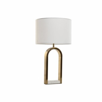 Galda lampa Home ESPRIT Balts Bronza Marmors Dzelzs 50 W 220 V 38 x 38 x 70 cm