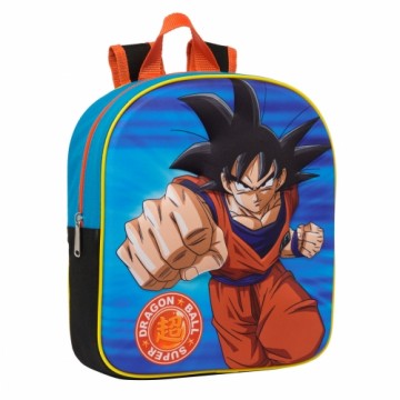 Школьный рюкзак 3D Dragon Ball Синий Оранжевый 26 x 30 x 10 cm