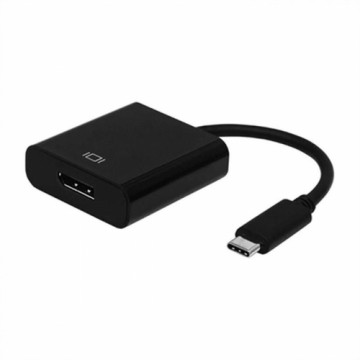 USB-C uz Display Porta Adapteris Aisens A109-0345 15 cm Melns 4K Ultra HD