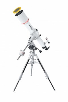 Teleskops, BRESSER Messier AR-102/1000 EXOS-2/EQ5, ar apertūru saules filtru