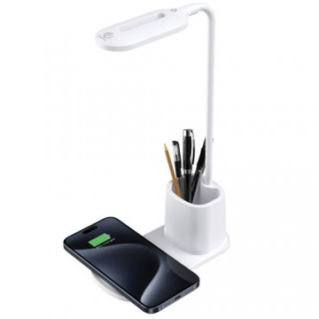 Rebeltec Desk Lamp with Inductive Charging QI Rebeltec W601 15W High Speed W601 white