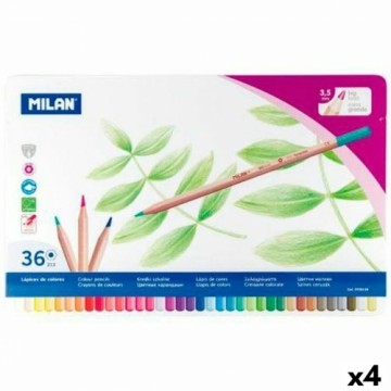 Цветные карандаши Milan Разноцветный (4 штук)