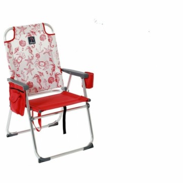 Bigbuy Garden Пляжный стул Красный 87 x 47 x 37 cm