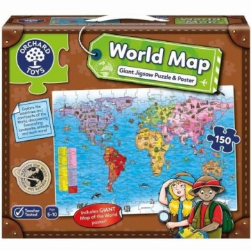Головоломка Orchard World Map (FR)