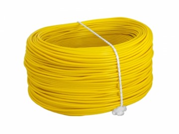 LgY|H05V-K 1x0,5 dzeltens kabelis (100 m).