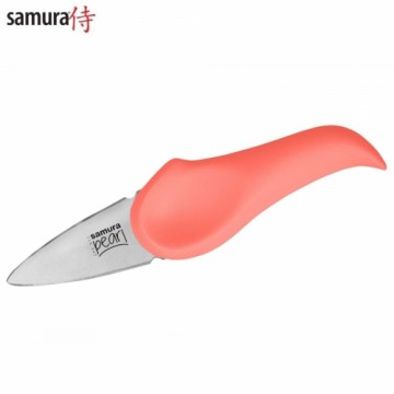 Samura Pearl нож для идеального открывания Устриц 73mm лезвие из Японской стали 59 HRC Коралловый