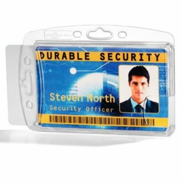 ID kartes īpašnieks Durable Caurspīdīgs Plastmasa 5,4 x 8,7 cm 10 gb.