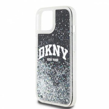 DKNY DKHCN61LBNAEK iPhone 11 | Xr 6.1" czarny|black hardcase Liquid Glitter Big Logo