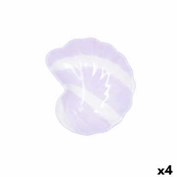 Bļoda Quid Kaleido Violets Keramika Gliemezis 16 x 14 x 4 cm (4 gb.)