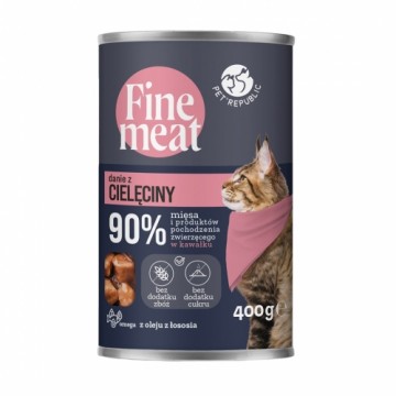 Petrepublic PET REPUBLIC Fine Meat veal dish - wet cat food - 400g