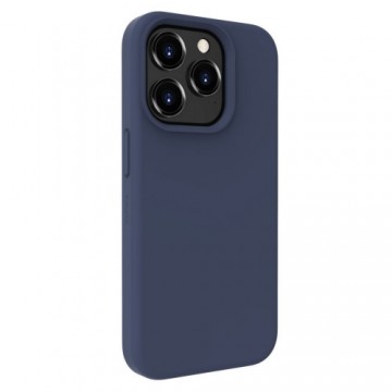 Evelatus Premium Magsafe Mīksta pieskāriena silikona maks - vāciņš Apple iPhone 13 Pro Max Pusnaks zils