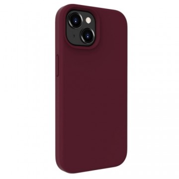 Evelatus Premium Magsafe Мягкого прикосновения силиконовый чехол-крышка Apple iPhone 15 Plus Бордовый