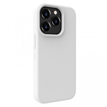 Evelatus Premium Magsafe Mīksta pieskāriena silikona maks - vāciņš Apple iPhone 14 Pro Max Balta